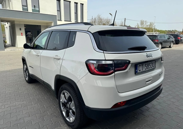 Jeep Compass cena 75500 przebieg: 58000, rok produkcji 2018 z Toruń małe 22